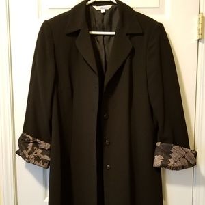 Black dress coat